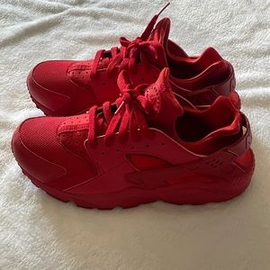 Women’s Red Nike Huaraches